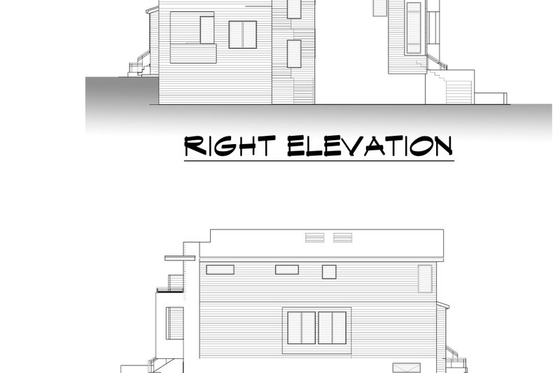Dream House Plan - Exterior - Other Elevation 3 for Contemporary House Plan #1066-200 - 5 bed, 5 bath