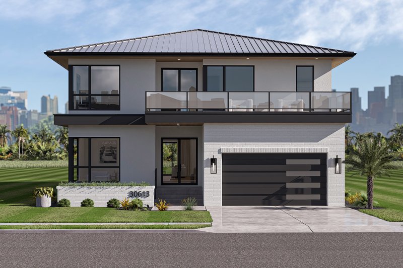 Home Plan - Exterior - Other Elevation for Modern House Plan #455-821 - 4 bed, 4 bath