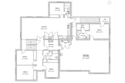 Ranch Style House Plan - 6 Beds 4.5 Baths 5705 Sq/Ft Plan #1060-27 
