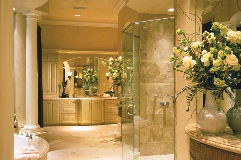 Architectural House Design - Interior - Bathroom for Mediterranean House Plan #930-319 - 3 bed, 4.5 bath