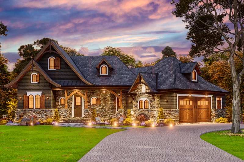 Home Plan - Exterior - Front Elevation 5 for Craftsman House Plan #54-709 - 3 bed, 3 bath