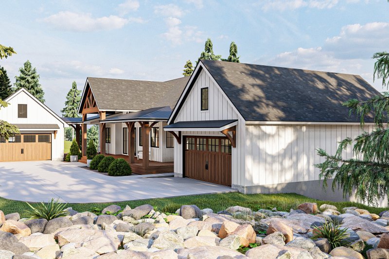 Home Plan - Exterior - Other Elevation for Beach House Plan #455-245 - 2 bed, 2.5 bath