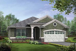 Craftsman Exterior - Front Elevation Plan #132-530