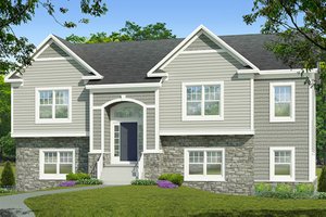 Dream House Plan - Contemporary Exterior - Front Elevation Plan #1010-203