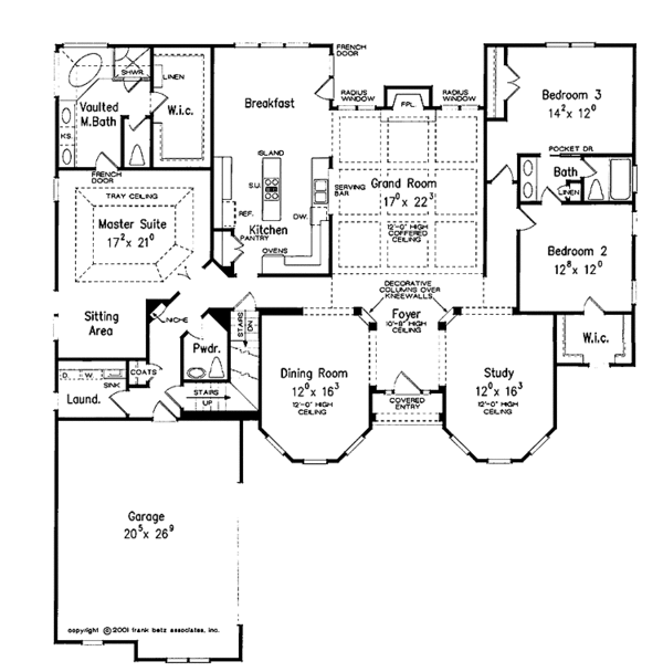 House Design - Country Floor Plan - Main Floor Plan #927-802