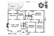 European Style House Plan - 3 Beds 2.5 Baths 2491 Sq/Ft Plan #312-558 