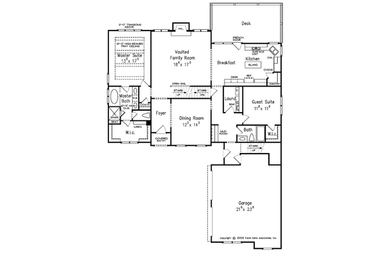 Floor Plan - Main Floor for European House Plan #927-351 - 5 bed, 4 bath