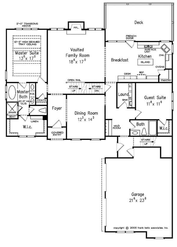 Home Plan - European Floor Plan - Main Floor Plan #927-351