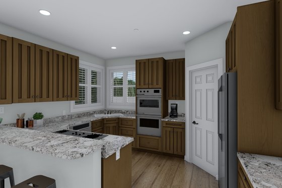 Interior - Kitchen 1 for Traditional House Plan #1060-100 - 3 bed, 2.5 bath