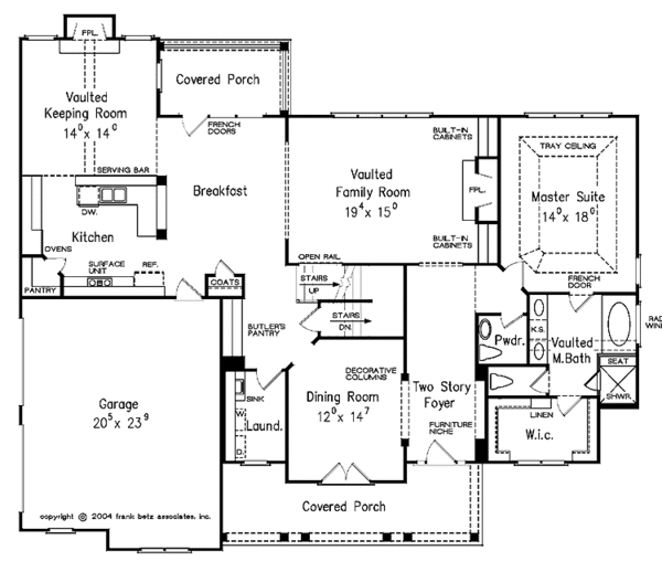 Home Plan - Country Floor Plan - Main Floor Plan #927-278