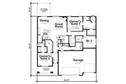 Farmhouse Style House Plan - 3 Beds 3 Baths 1936 Sq/Ft Plan #20-2351 