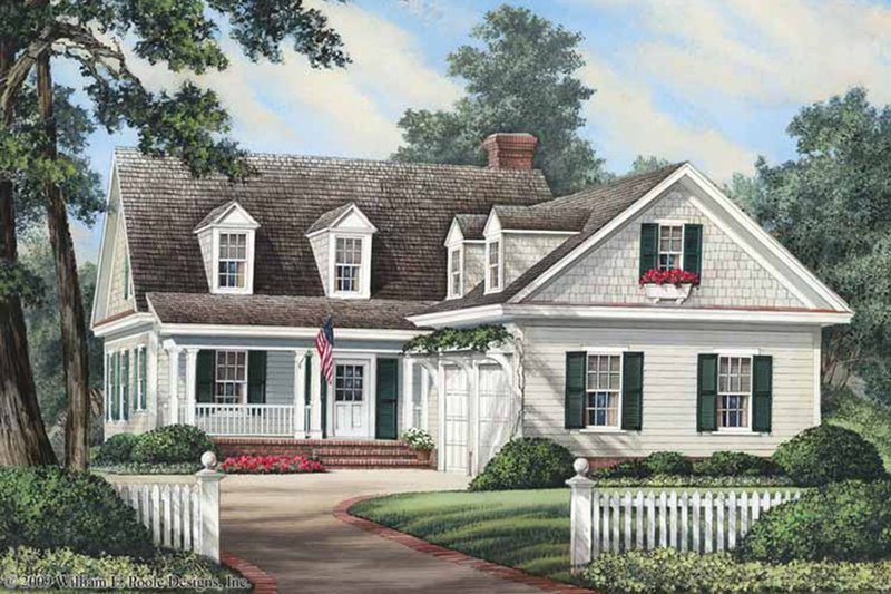 Home Plan - Traditional Exterior - Front Elevation Plan #137-263