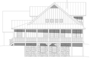 Exterior - Other Elevation 1 for Traditional House Plan #932-469 - 3 bed, 2.5 bath