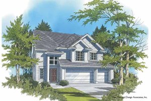 Traditional Exterior - Front Elevation Plan #48-826