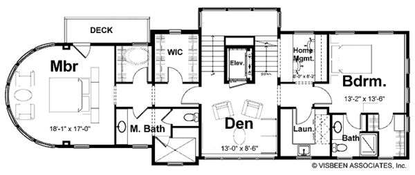 House Plan Design - Contemporary Floor Plan - Main Floor Plan #928-31
