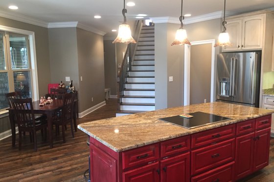 Interior - Kitchen for European House Plan #63-408 - 3 bed, 3 bath