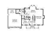 Colonial Style House Plan - 3 Beds 2.5 Baths 1920 Sq/Ft Plan #1010-211 