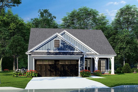 Exterior - Other Elevation for Craftsman House Plan #923-249 - 3 bed, 2 bath