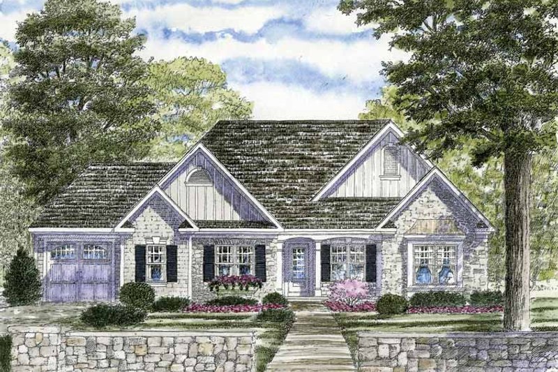 Home Plan - Ranch Exterior - Front Elevation Plan #316-249