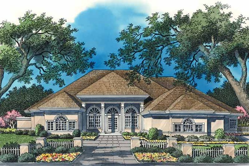 Home Plan - Classical Exterior - Front Elevation Plan #930-52