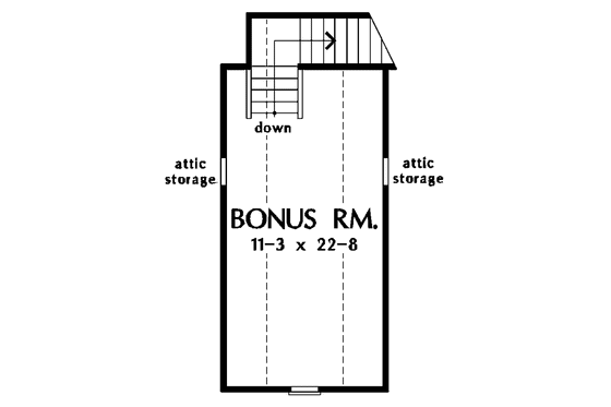 Floor Plan - Other Floor for Country House Plan #929-760 - 3 bed, 2 bath