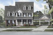 Colonial Style House Plan - 4 Beds 2.5 Baths 2564 Sq/Ft Plan #17-2874 