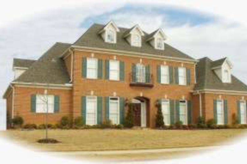 Colonial Style House Plan - 3 Beds 4 Baths 3309 Sq/Ft Plan #81-1594
