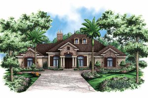 House Design - Exterior - Front Elevation for Country House Plan #1017-120 - 3 bed, 3.5 bath