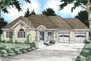Traditional Exterior - Front Elevation Plan #126-121
