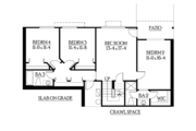 Craftsman Style House Plan - 4 Beds 3.5 Baths 2615 Sq/Ft Plan #132-340 