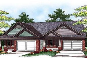 Traditional Exterior - Front Elevation Plan #70-941