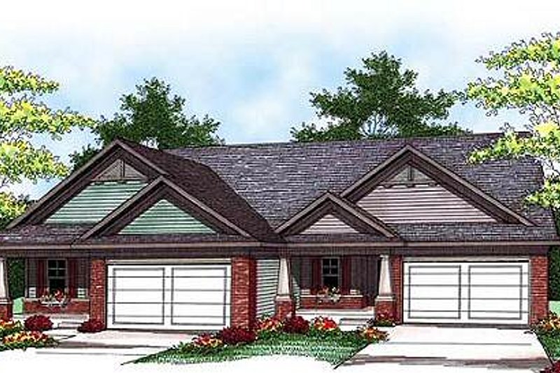 Architectural House Design - Traditional Exterior - Front Elevation Plan #70-941
