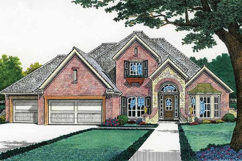Home Plan - Country Exterior - Front Elevation Plan #310-1196