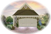 Cottage Style House Plan - 3 Beds 2 Baths 1276 Sq/Ft Plan #81-1384 