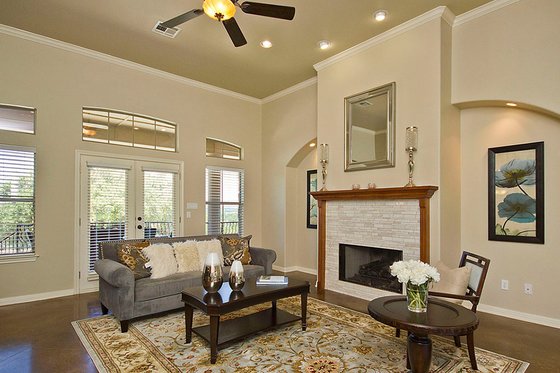 Interior - Family Room 1 for European House Plan #80-192 - 3 bed, 3.5 bath