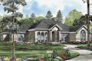 European Style House Plan - 4 Beds 2.5 Baths 2659 Sq/Ft Plan #17-3079 