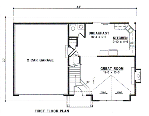 Traditional Floor Plan - Main Floor Plan #67-467