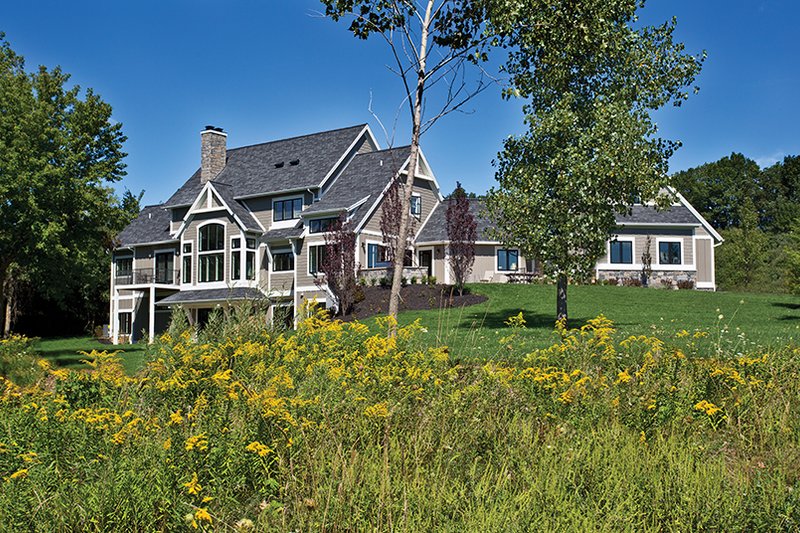 Home Plan - Exterior - Rear Elevation for Craftsman House Plan #928-224 - 4 bed, 3.5 bath
