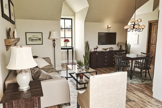 Interior - Other 1 for Modern House Plan #54-579, 0 bath