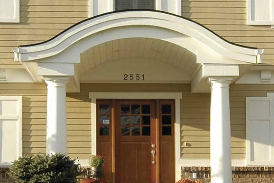 Exterior - Front Elevation 4 for Traditional House Plan #928-68 - 4 bed, 2.5 bath