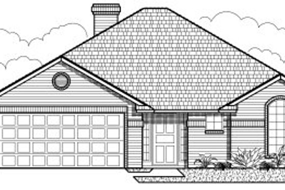 Exterior - Other Elevation for Traditional House Plan #65-230 - 3 bed, 2 bath