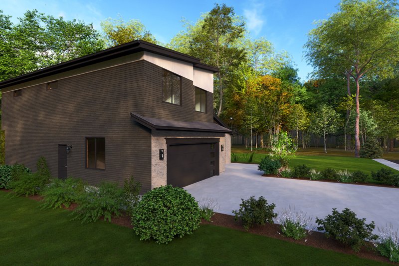 Architectural House Design - Exterior - Other Elevation for Modern House Plan #1111-41 - 3 bed, 2.5 bath