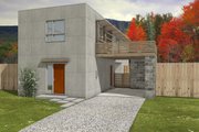 Modern Style House Plan - 3 Beds 3 Baths 1900 Sq/Ft Plan #497-58 