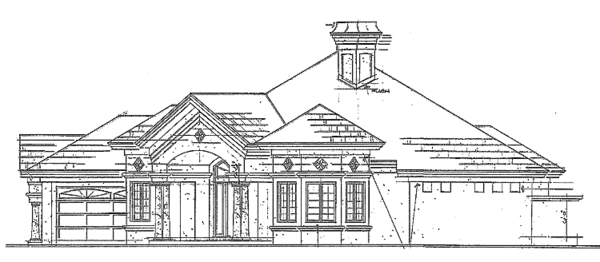 Architectural House Design - Mediterranean Floor Plan - Other Floor Plan #930-36