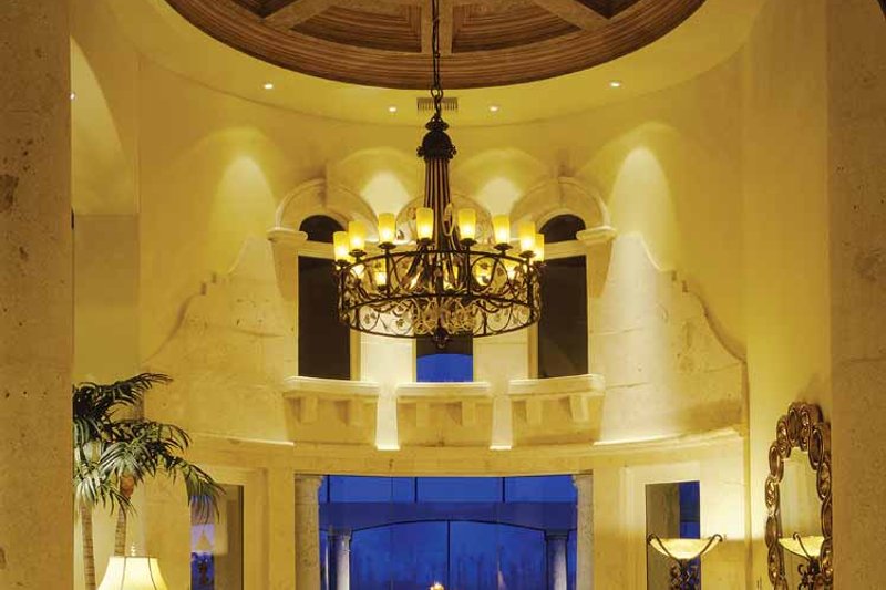 House Design - Interior - Family Room 1 for Mediterranean House Plan #930-54 - 4 bed, 4 bath