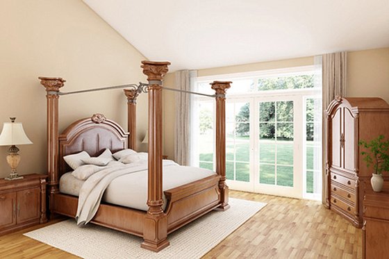 Interior - Master Bedroom for Ranch House Plan #18-9545 - 3 bed, 2 bath