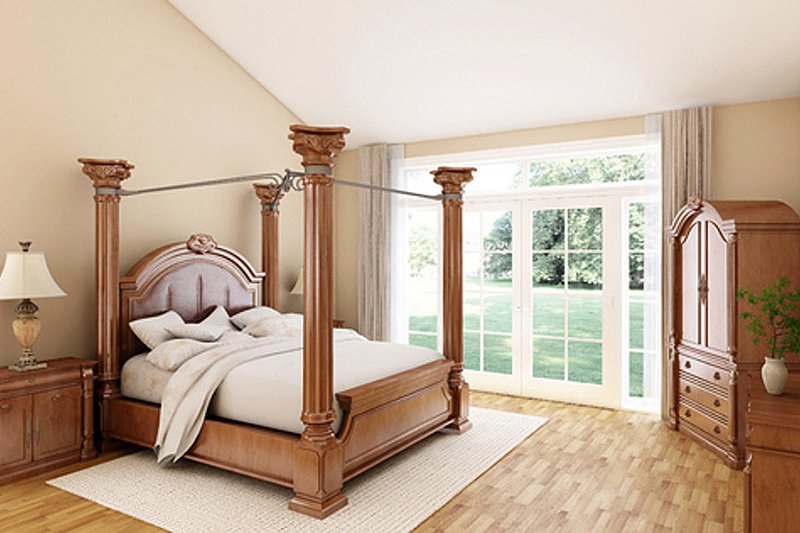 Dream House Plan - Interior - Master Bedroom for Ranch House Plan #18-9545 - 3 bed, 2 bath