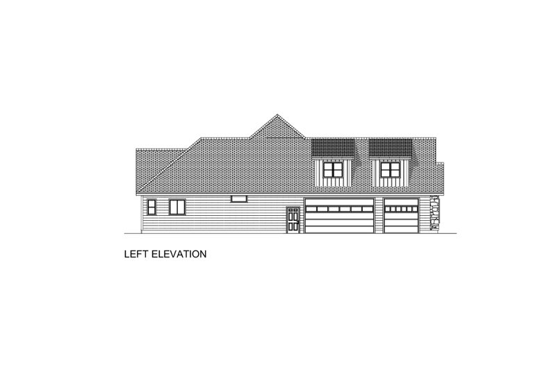 Architectural House Design - Exterior - Other Elevation 1 for Craftsman House Plan #1084-4 - 3 bed, 2.5 bath