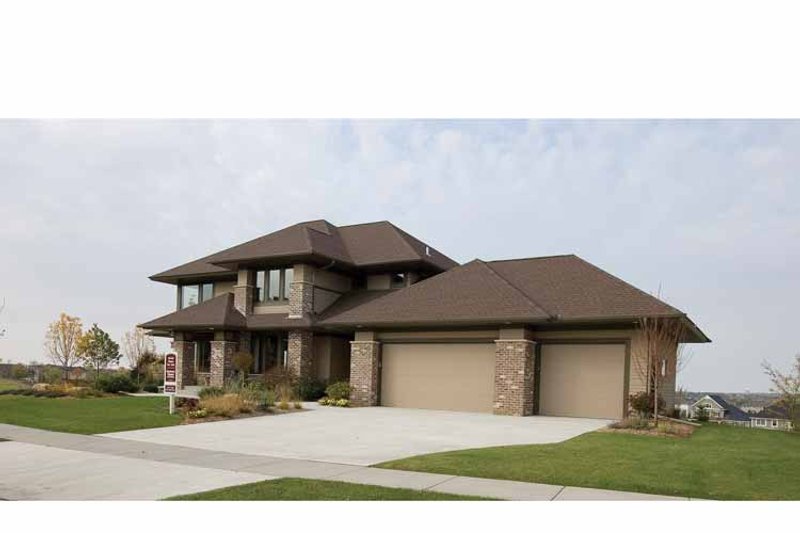 Dream House Plan - Exterior - Front Elevation 5 for Prairie House Plan #51-1126 - 3 bed, 2.5 bath