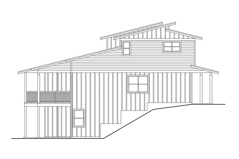 Dream House Plan - Exterior - Other Elevation for Contemporary House Plan #124-1360 - 6 bed, 4.5 bath